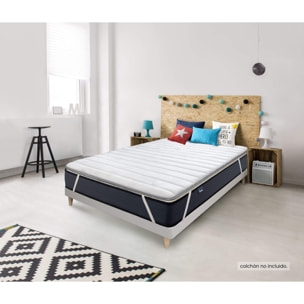 Topper Vissoft Aloe Vera Basic de SonnoMattress, Altura 3 cm