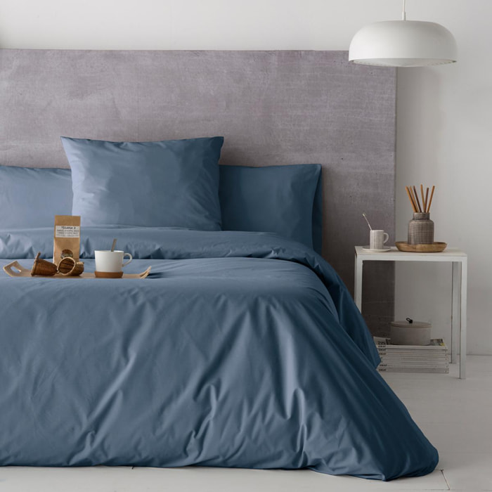 Housse de couette PURE en coton percale - denim- vendue seule