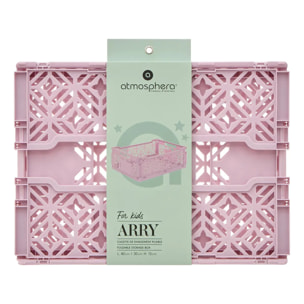 Cagette pliable Arry 40x30cm lilas