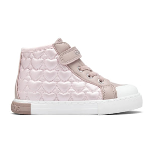 Zapatillas Altas De Niña Con Corazones