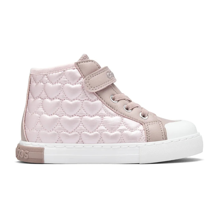 Zapatillas Altas De Niña Con Corazones