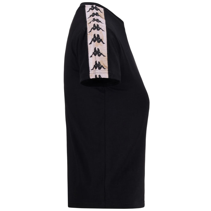 Kappa - T-Shirts & Top Donna Nero - 222 BANDA PIPPIGT