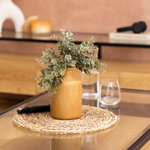 Vase "Sao" céramique marron H175cm