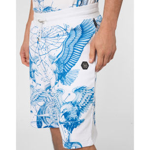PHILIPP PLEIN Fleece Shorts Tattoo Tattoo