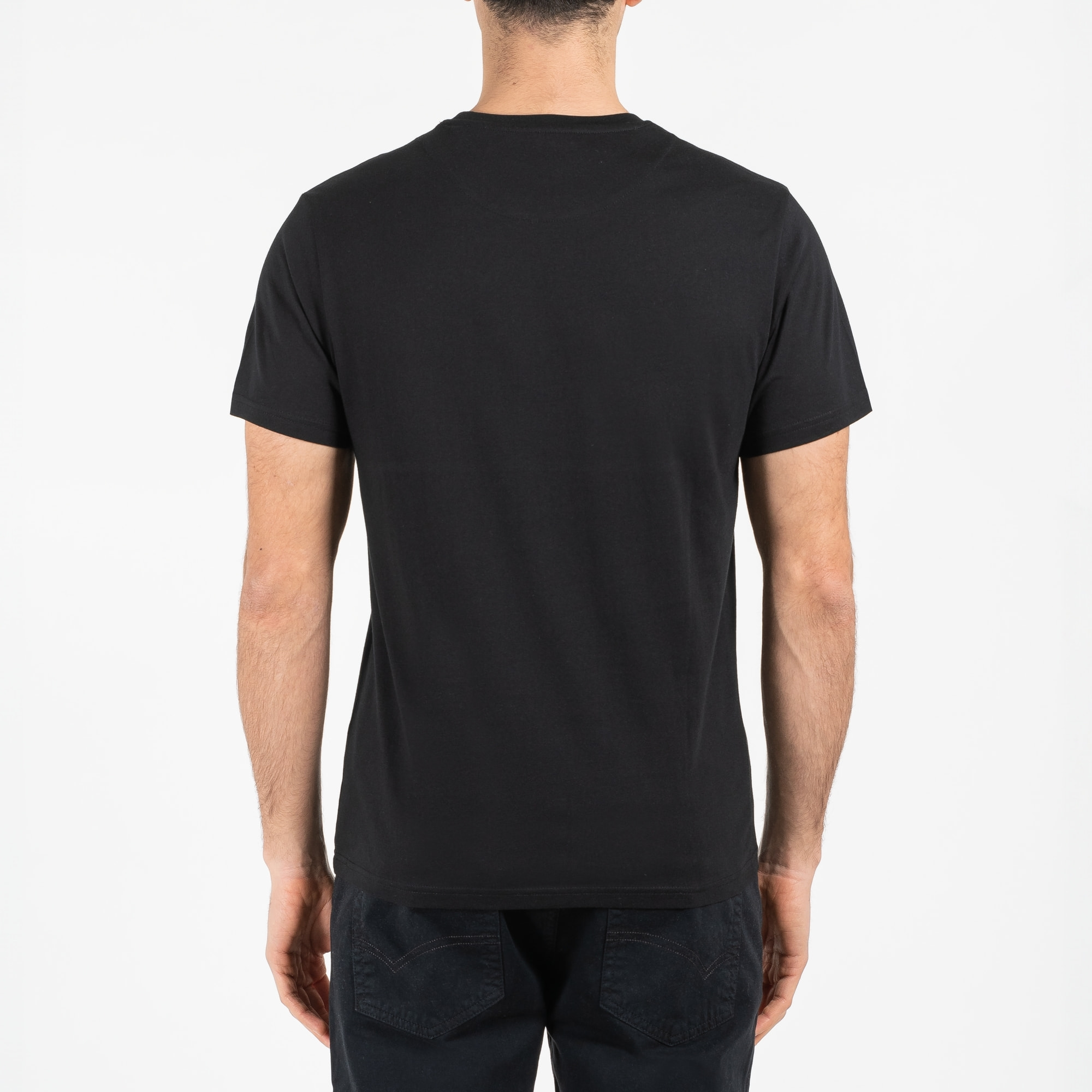 T-shirt jersey cotone organico con stampa narrow fit