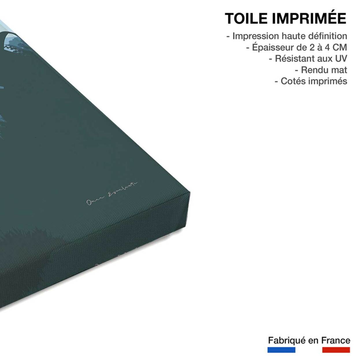 Tableau voyage en Honduras Toile imprimée