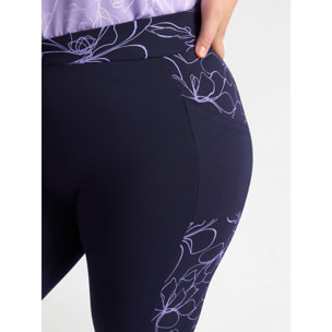 Fiorella Rubino - Leggings con viscosa LENZING™ ECOVERO™ - Blu