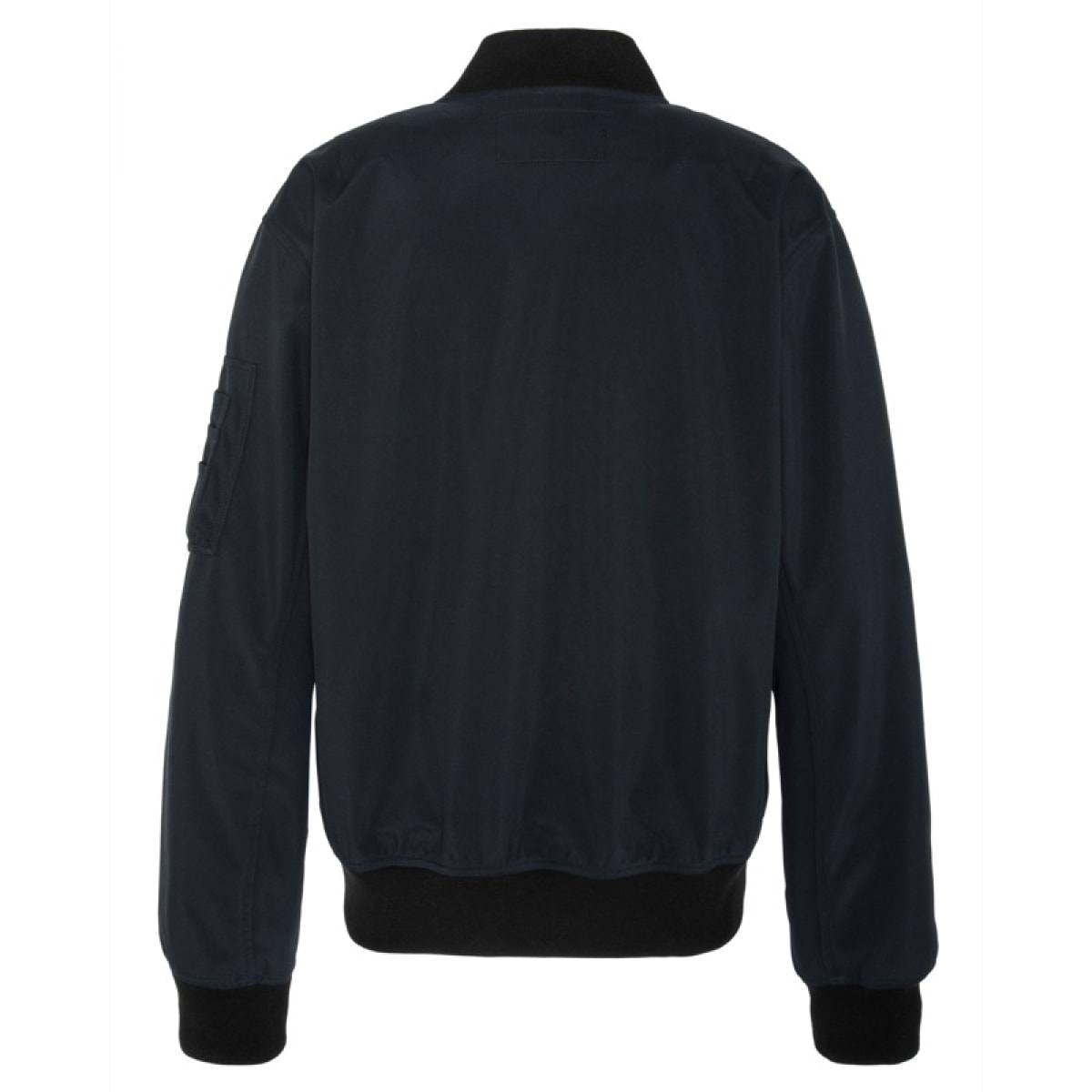 KYSON BOMBER JACKET IN SOFTSHELL WITH  SCHOTT NYC EMBROIDERY ON CHEST 100% POLYESTER Blu