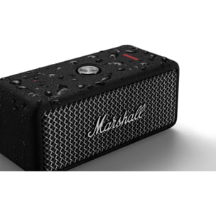 Enceinte portable MARSHALL Emberton II Black & Steel - Bluetooth, étanche, autonomie 30h