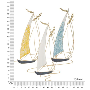 PANNELLO IN FERRO VELA COLOR CM 78,7X3,8X97,8