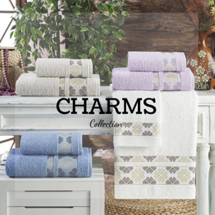 SET ASCIUGAMANI COTTON MANIA – CHARMS - BEIGE CHIARO