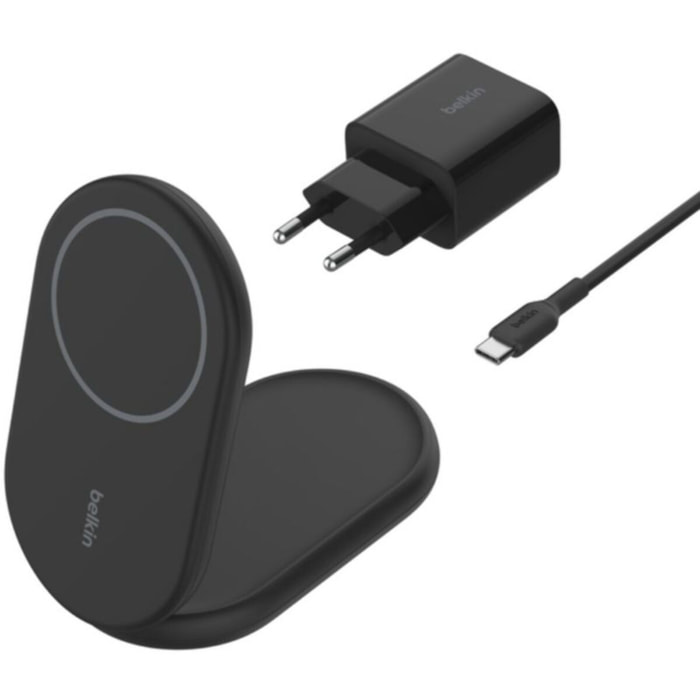 Chargeur BELKIN induction 15W 2en1 noir