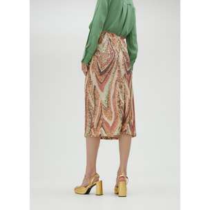 Gonna paillette stretch