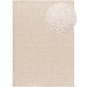 PETRA Alfombra lavable tejido en bucle en blanco, varias medidas disponibles.