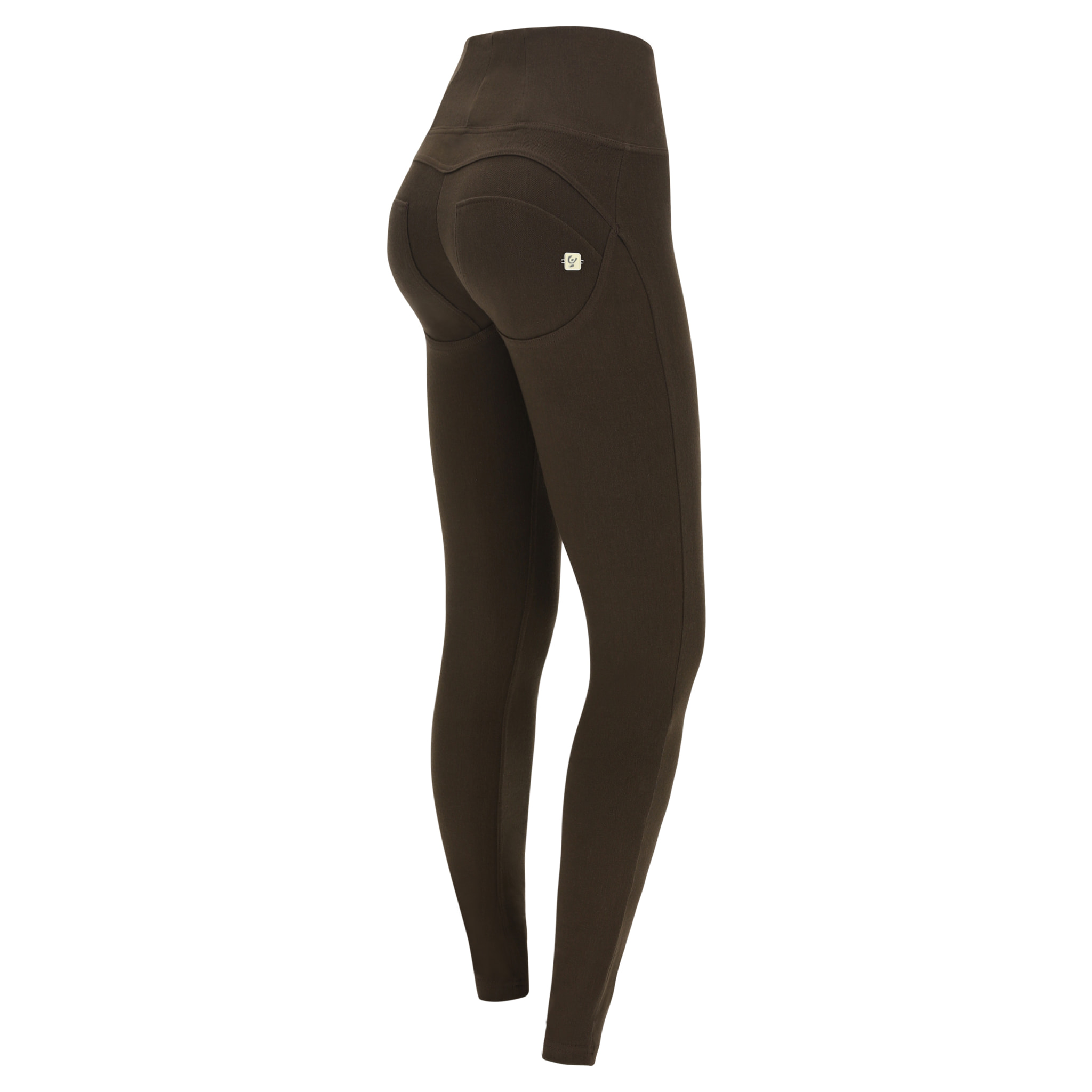 Pantaloni push up WR.UP® skinny vita super alta jersey drill