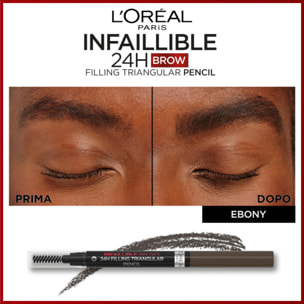 Matita Sopracciglia 7.0 Blonde Infaillible Brows 24h Filling Triangular Temperabile con Pettine
