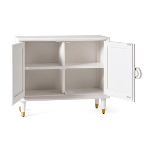 Consola de Madera de Mango 90 Cm Estilo Mediterráneo Moderno