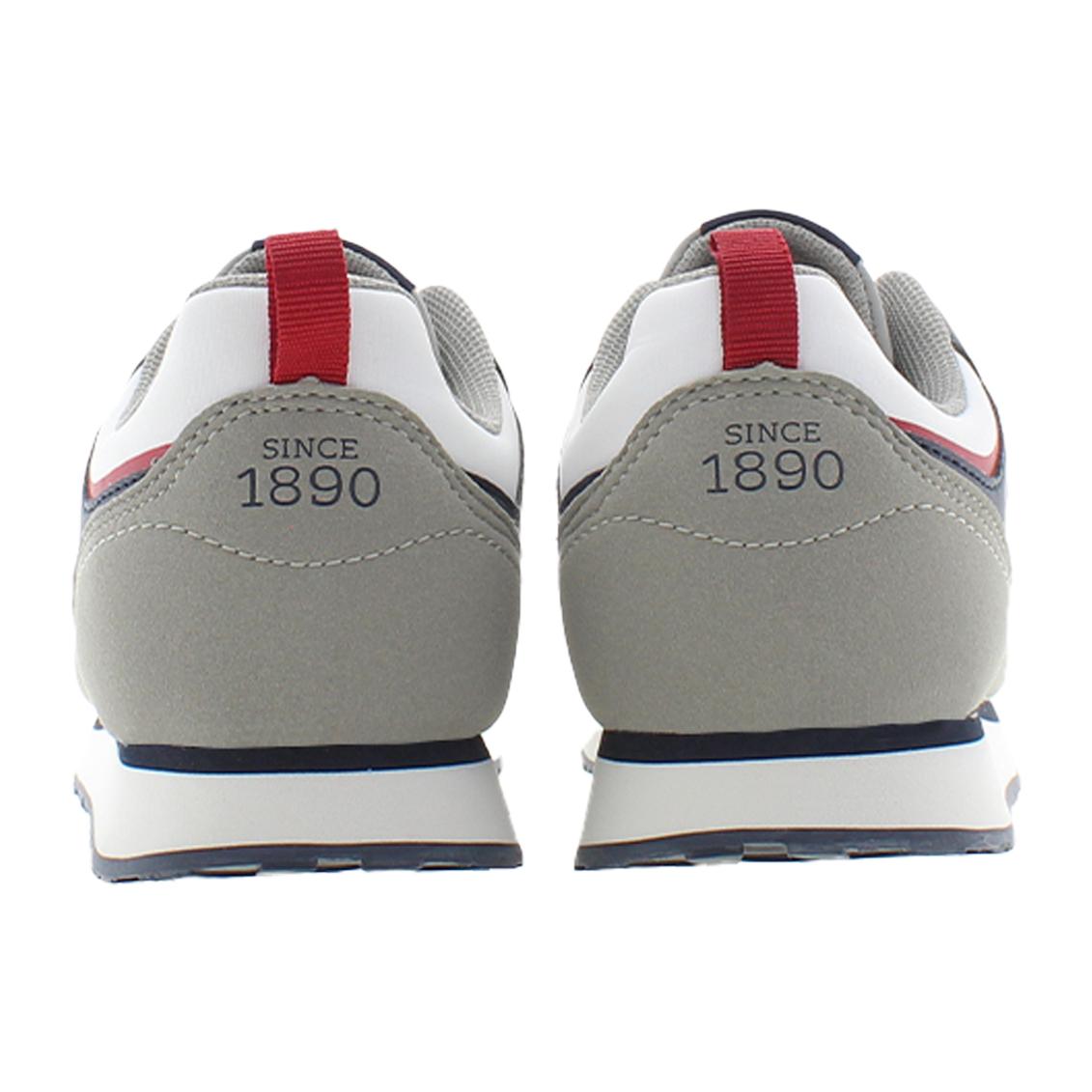 Sneakers U.S. Polo Assn. bianco-grigio chiaro