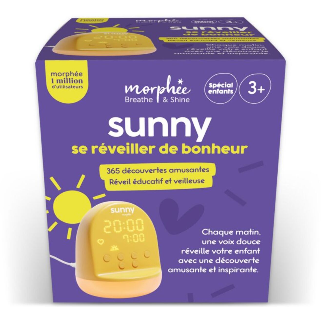 Réveil enfant MORPHEE Sunny
