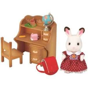 Sylvanian Family 5016 - Sorella Coniglio Cioccolato e scrivania