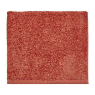 Drap de douche uni en coton, AQUA, Orange