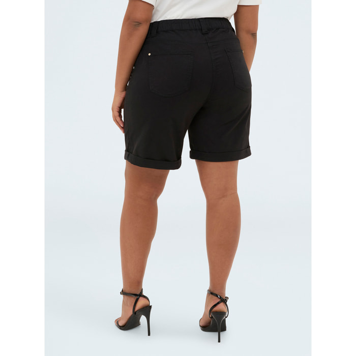 Fiorella Rubino - Bermudas de algodón ligero - Negro