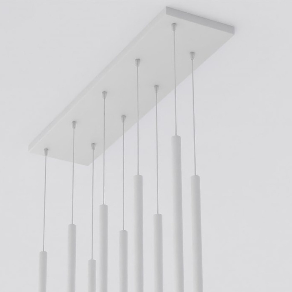 Lampada a sospensione SELTER in acciaio grigio