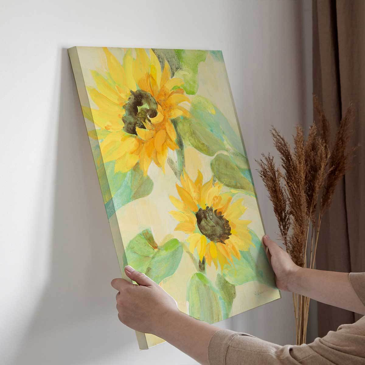 Tableau fleurs Tableau fleurs Tournesol fleuri Toile imprimée