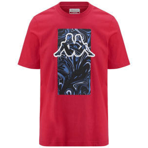 T-Shirts & Top Kappa Uomo LOGO EZIO Rosso