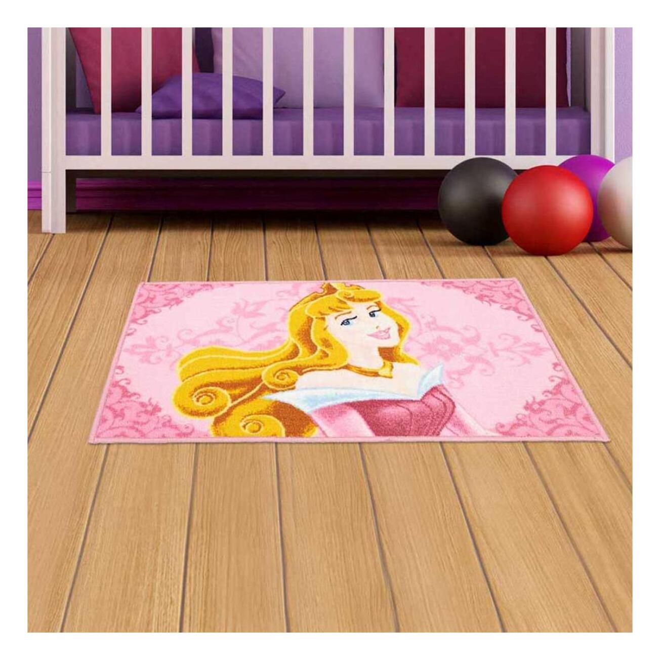 Tapis enfant Lavable 30° motif princesse FAPI