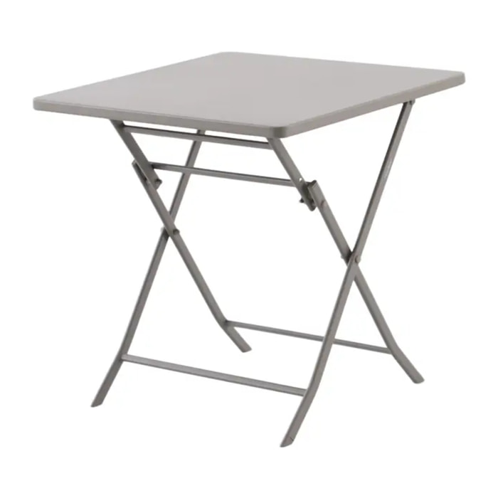 Table de jardin Greensboro 2 places pliable café 70x70cm