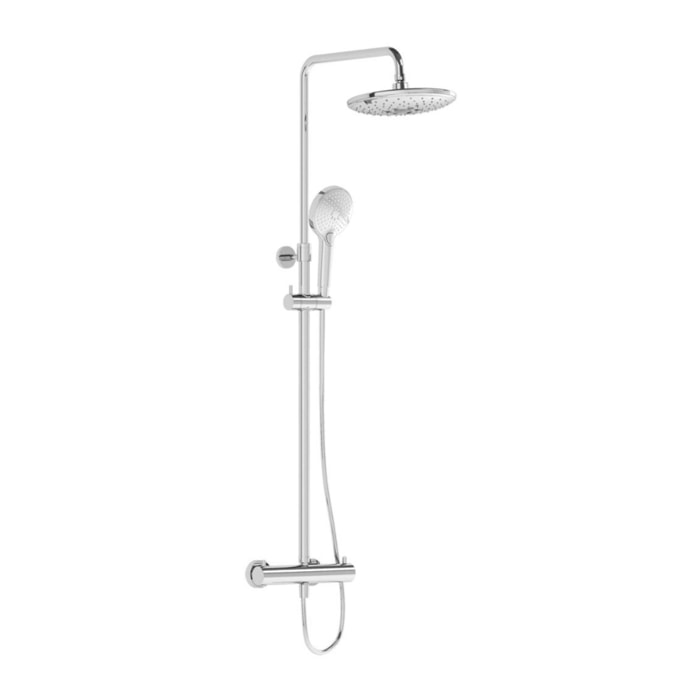 Colonne de douche thermostatique VITRA Aquaheat Bliss 240 2F chromé