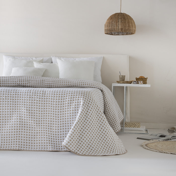 Colcha Jacquard algodón Emily Lino