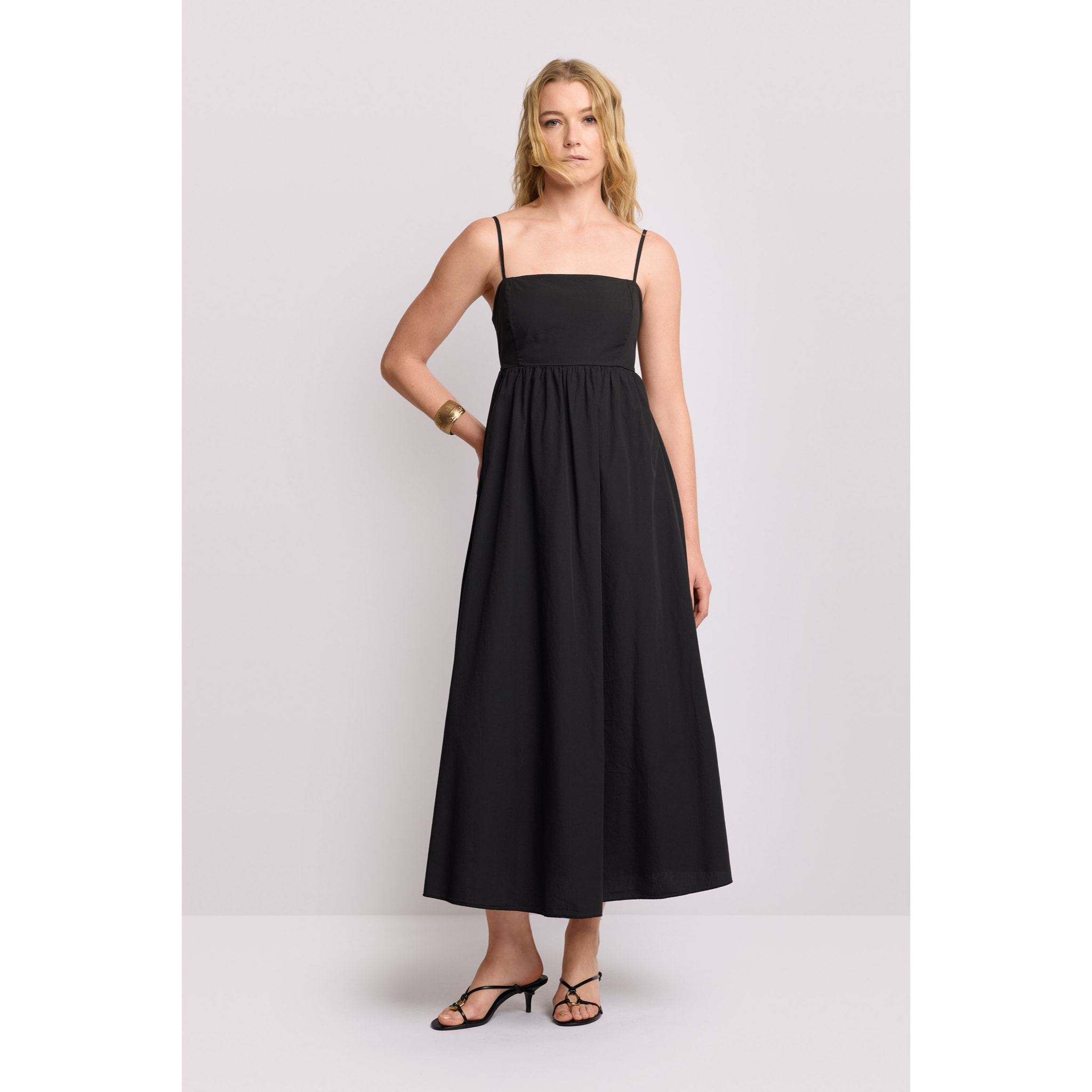 Kocca - Abito con fiocco sul retro Donna, Tinta unita, Scollo ampio