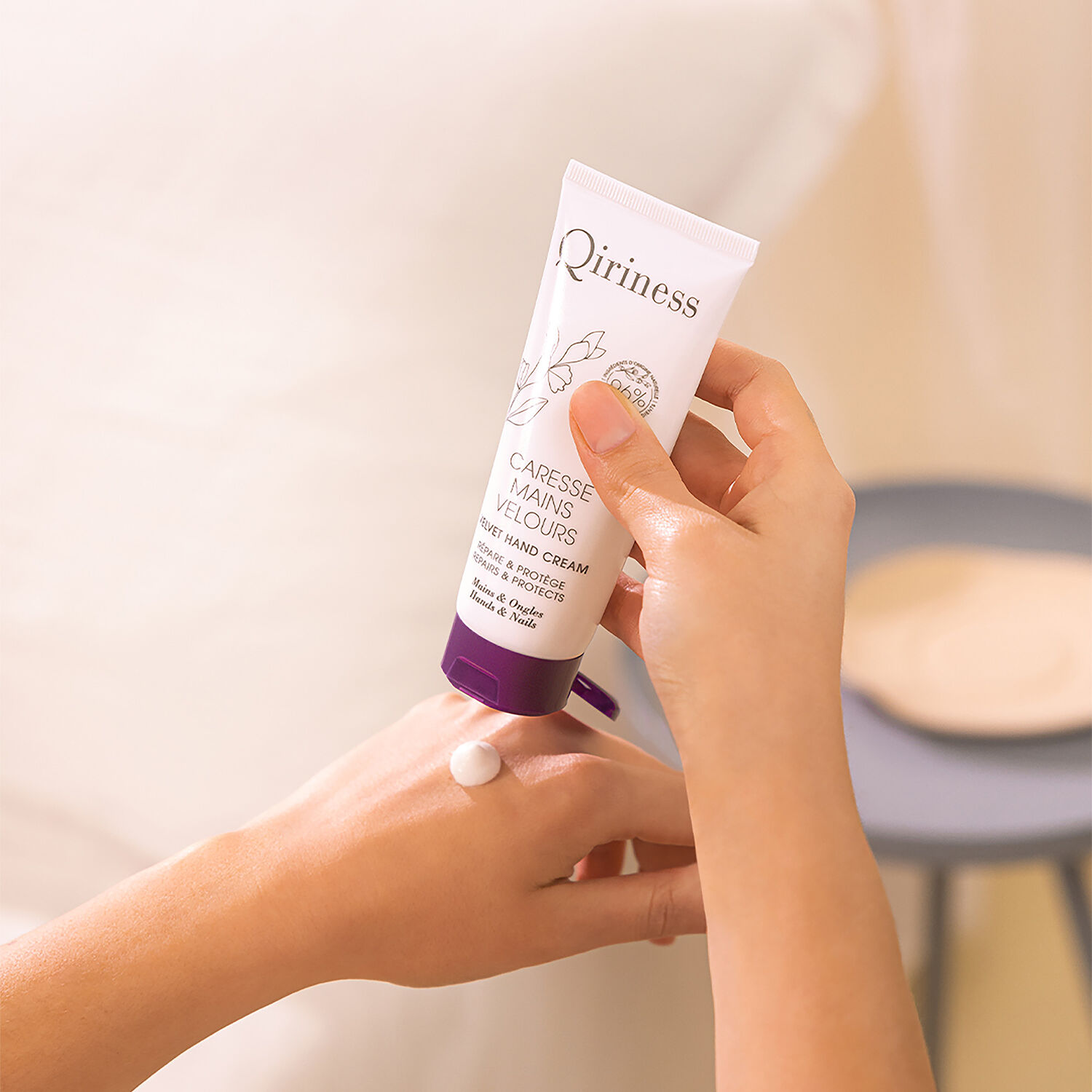 Caresse Mains Velours  - Crème Mains Réparatrice & Protectrice 75 ml