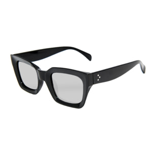 Gafas de sol OCEAN OSAKA - Negro brillante / Revo plateada