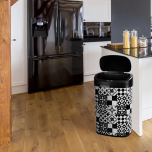 Poubelle automatique carreau de ciment MAJESTIC 58L