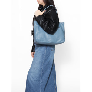 Borsa a spalla da Donna Lorena in Vera Pelle Made in Italy 26x39x13 cm