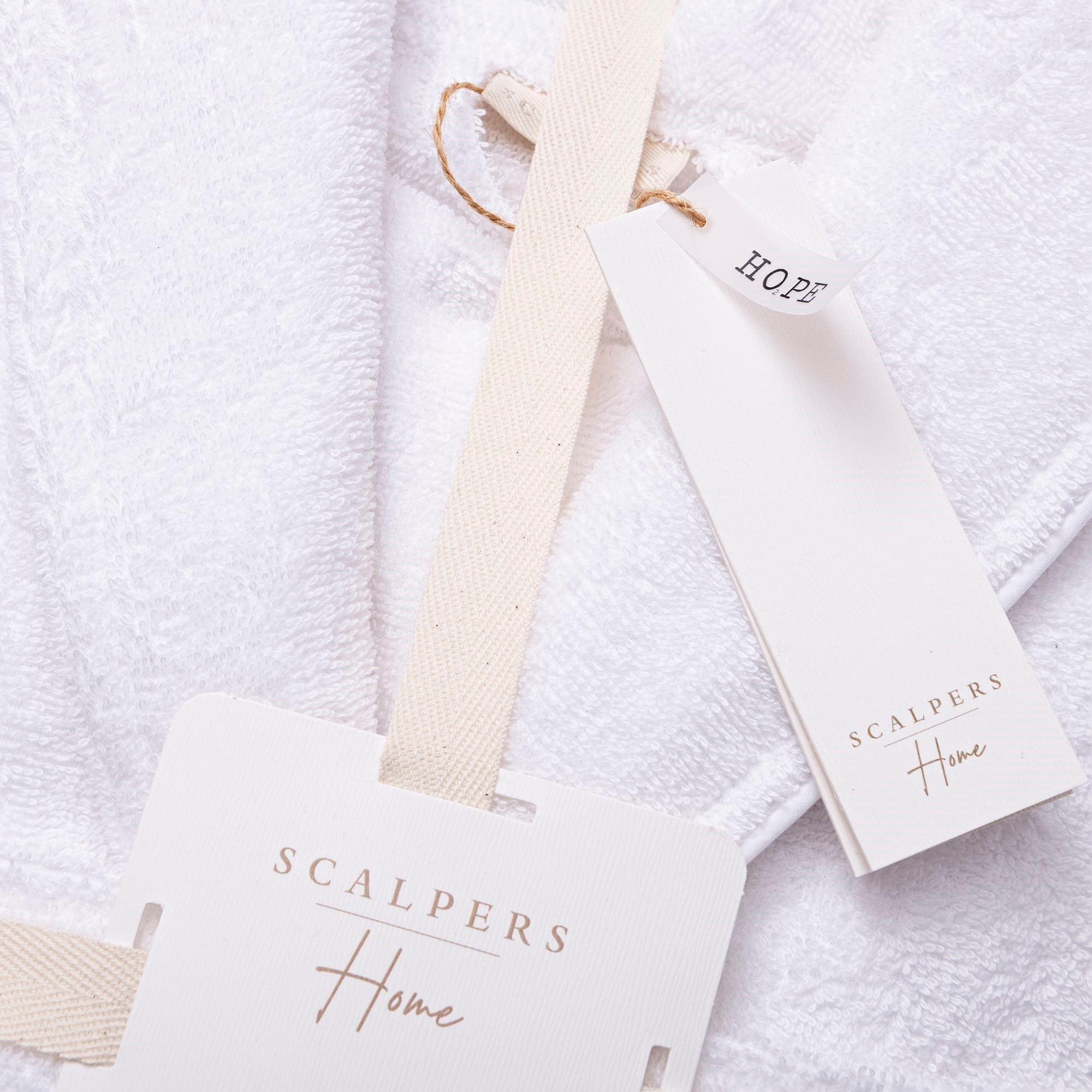 Albornoz s/m 100% algodón 360gsm blanco scalpers home