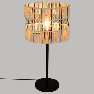 Lampe "Cosy" - métal - noir - H47 cm