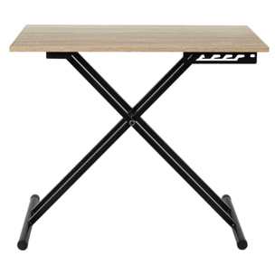 Table Basse - HOME DECO FACTORY - Remontable - Design - Marron et noir
