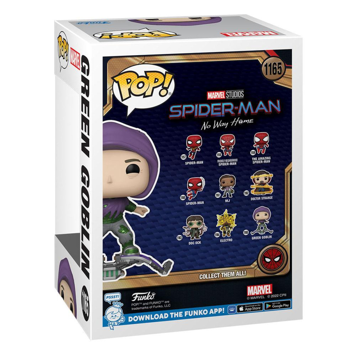 Spider-man: No Way Home Pop! Marvel Vinile Figura Green Goblin 9 Cm Funko