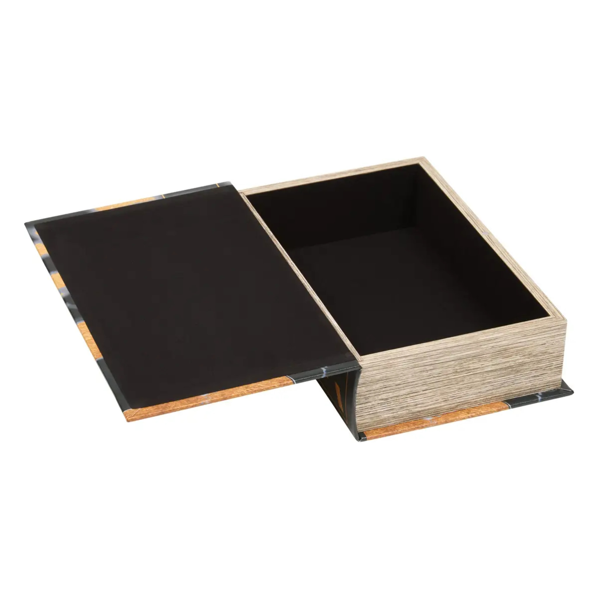 Boîte livre déco rectangulaire Josh 18x27cm Echecs