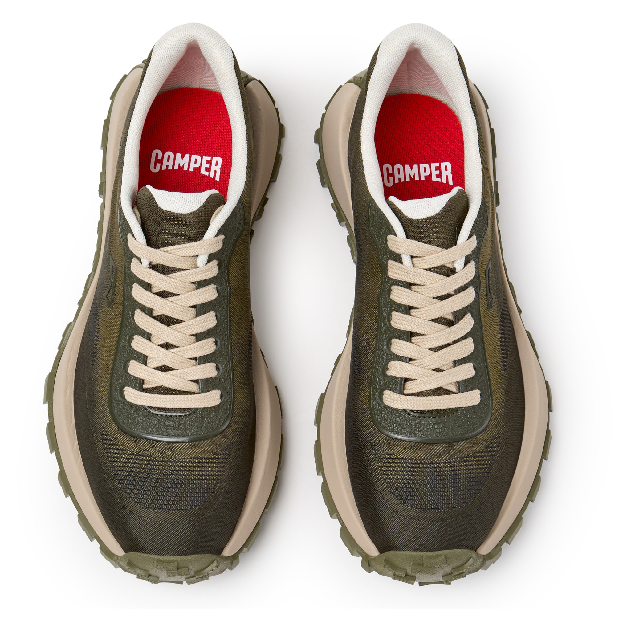 Zapatillas - CAMPER Drift Trail - Verde - Textil técnico