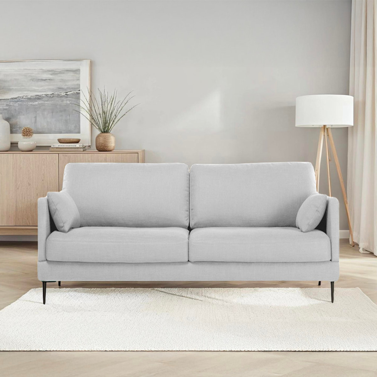 Canapé Tissu Droit Splendido - 2 Places