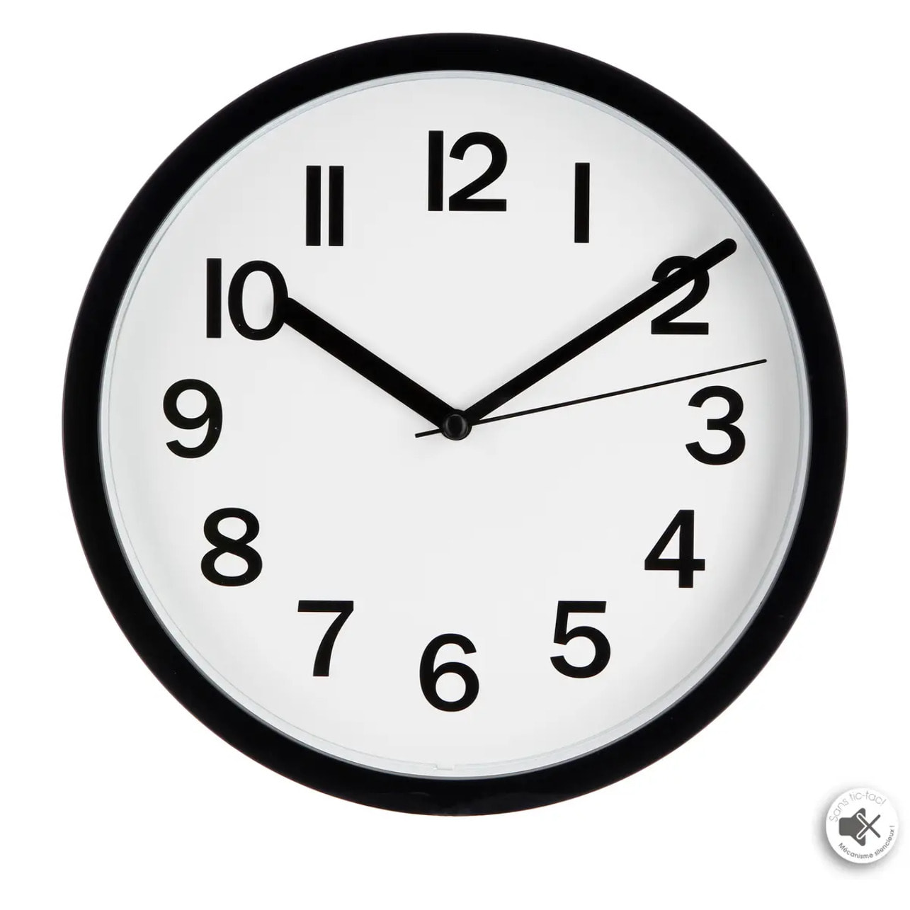 Horloge "Loly" en plastique D22cm