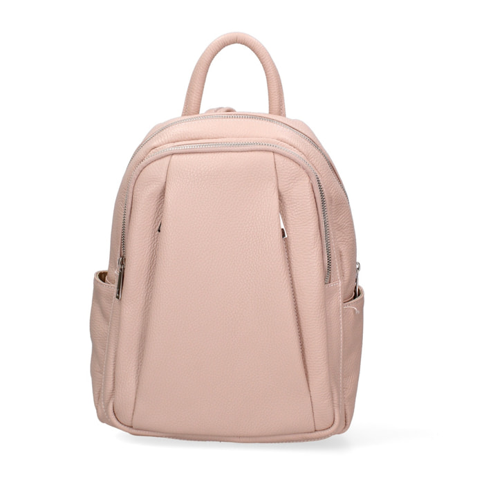 Zaino da donna in pelle Made in Italy - Modello Ísara - Casual - 26.0 x 31.0 x 11.0 cm