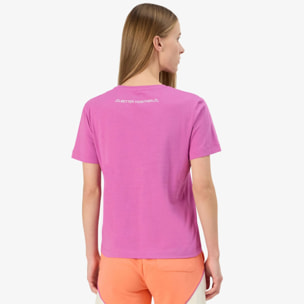 Kappa - Camisetas y tops Mujer Violeta - Logo Gioco