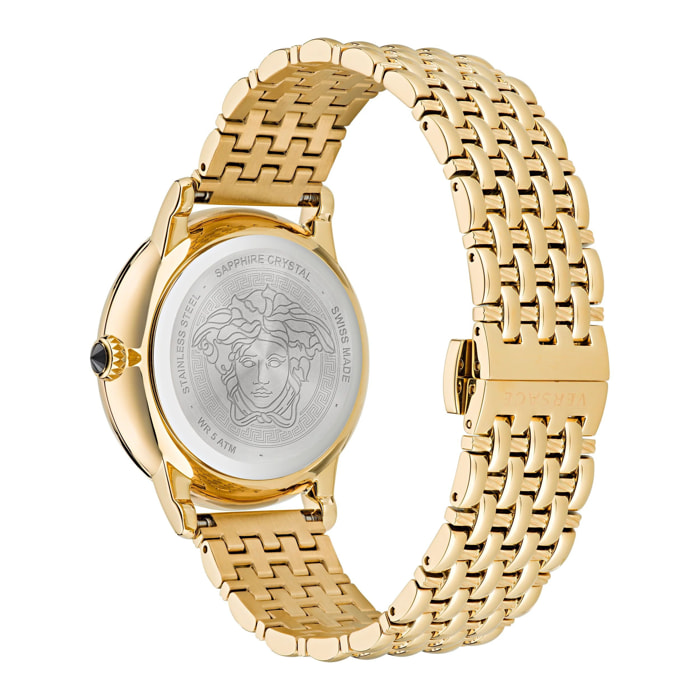 Reloj Versace VE6F00523 Unisex Analogico Cuarzo con Correa de Acero inoxidable