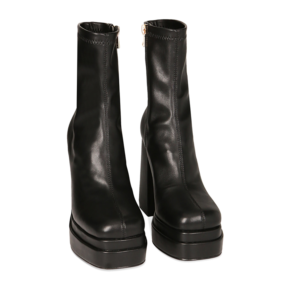 Botines plataforma negro tacón 9 cm